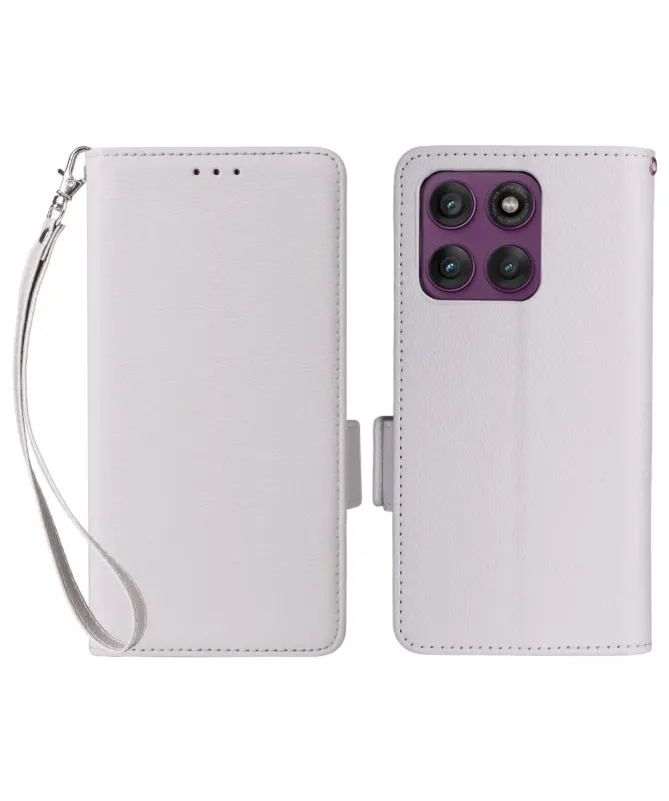Housse Motorola Edge 60 Pro effet cuir à Lanière | FOLKEN