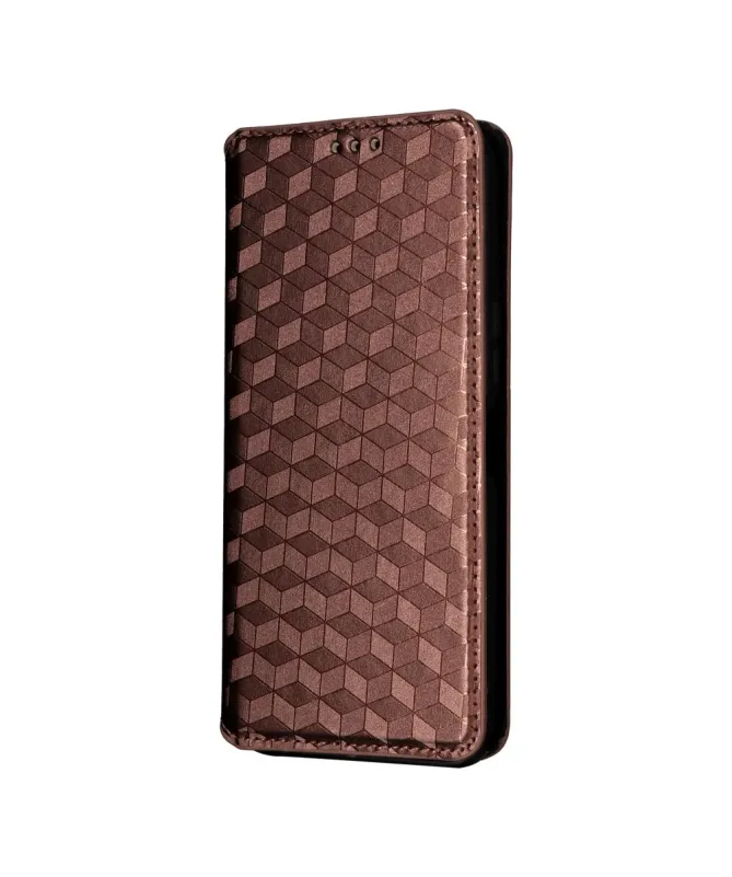 Housse Motorola Edge 60 Pro flip cover design géométrie