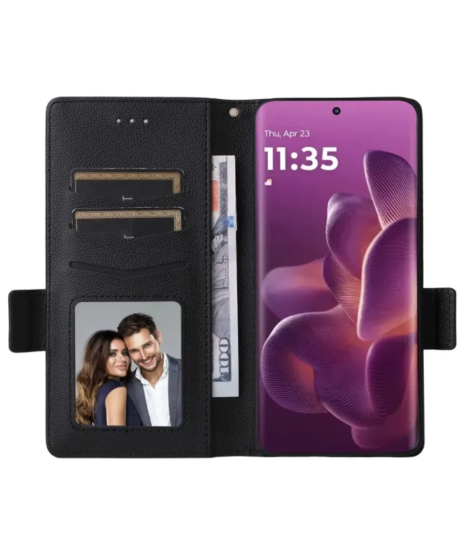 Housse Motorola Edge 60 Pro effet cuir à Lanière | FOLKEN