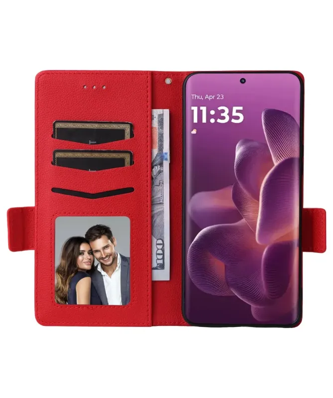 Housse Motorola Edge 60 Pro effet cuir à Lanière | FOLKEN