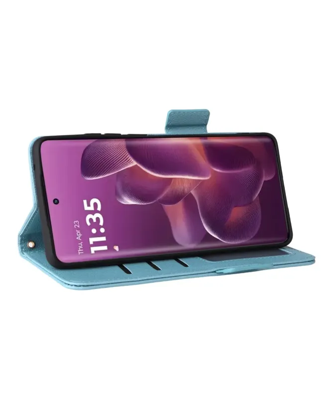 Housse Motorola Edge 60 Pro effet cuir à Lanière | FOLKEN