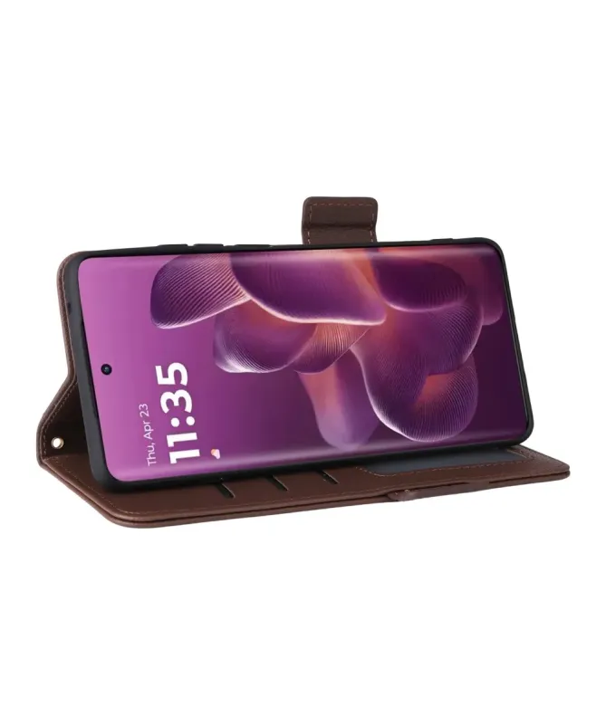 Housse Motorola Edge 60 Pro effet cuir à Lanière | FOLKEN