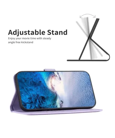 Housse Motorola Edge 60 Pro Support Pliable BF17 | CLASSIC Violet clair - photo 15
