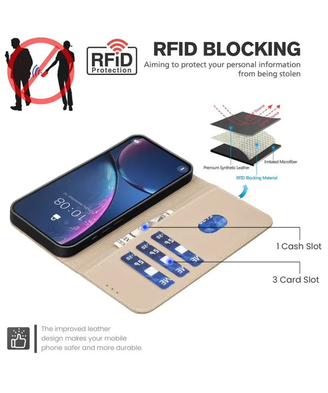 Étui Motorola Edge 60 Pro avec Portefeuille | BF35