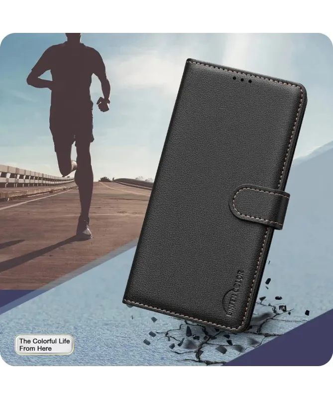 Housse Motorola Edge 60 Pro Porte-Cartes en Simili Cuir | BF32