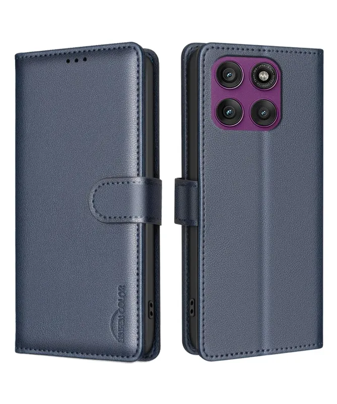 Housse Motorola Edge 60 Pro Porte-Cartes en Simili Cuir | BF32