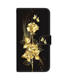 Housse Motorola Edge 60 / 60 Fusion Roses Dorées