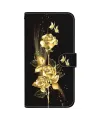 Housse Motorola Edge 60 / 60 Fusion Roses Dorées