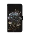 Housse Motorola Edge 60 / 60 Fusion Rose Noire Métallique