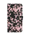 Housse Motorola Edge 60 / 60 Fusion Fleur de Cerisier Noire
