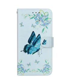 Housse Motorola Edge 60 / 60 Fusion Papillon Bleu