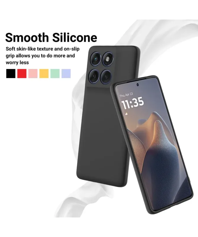 Coque Motorola Edge 60 Pro Puro silicone liquide