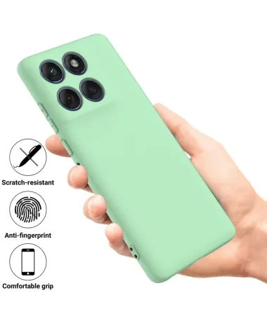 Coque Motorola Edge 60 Pro Puro silicone liquide Vert - photo 26
