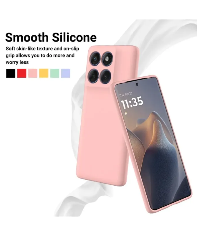 Coque Motorola Edge 60 Pro Puro silicone liquide