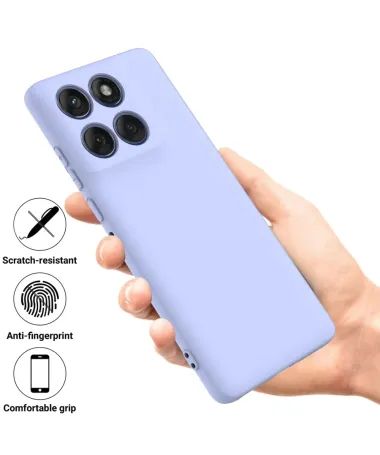 Coque Motorola Edge 60 Pro Puro silicone liquide Violet - photo 42