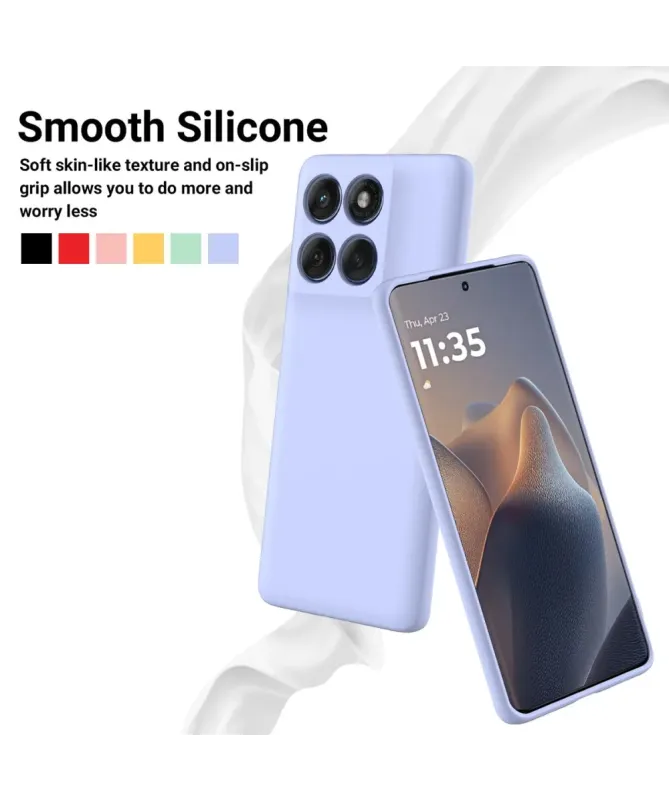 Coque Motorola Edge 60 Pro Puro silicone liquide