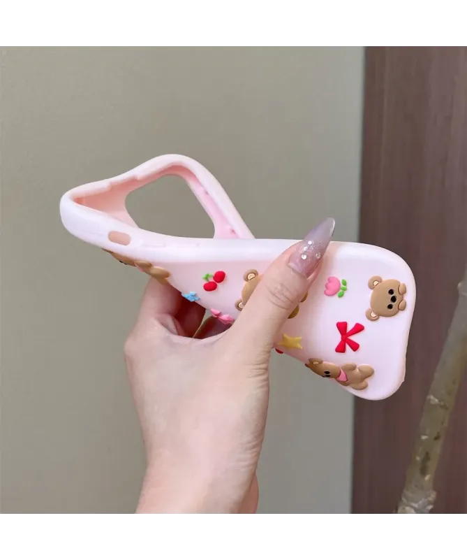 Coque iPhone 16 Pro Oursons | Silicone Antidérapant