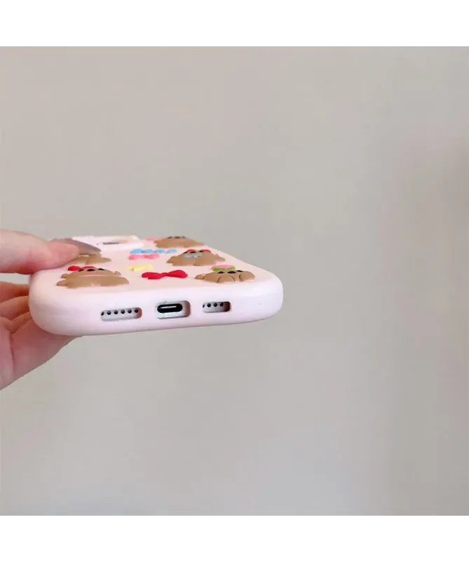 Coque iPhone 16 Pro Oursons | Silicone Antidérapant