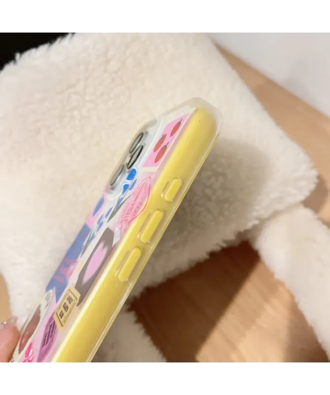 Coque iPhone 16 Pro Max Stickers Colorés