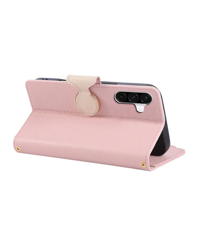 Housse Samsung Galaxy A15 4G / 5G avec Zip, Cartes et Dragonne