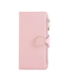 Housse Samsung Galaxy A15 4G / 5G avec Zip, Cartes et Dragonne