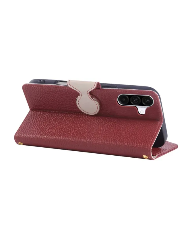 Housse Samsung Galaxy A15 4G / 5G avec Zip, Cartes et Dragonne