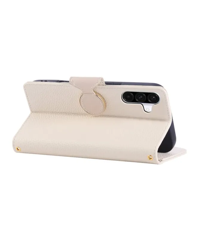 Housse Samsung Galaxy A15 4G / 5G avec Zip, Cartes et Dragonne