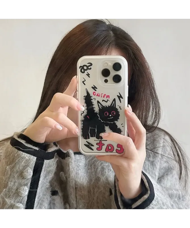 Coque iPhone 16 Pro Chat Noir