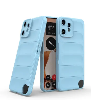 Coque CMF Phone 2 Pro Rugged silicone avec verre trempé Bleu clair - photo 14