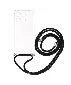 Coque Motorola Edge 60 / Edge 60 Fusion transparente avec cordon | Clé