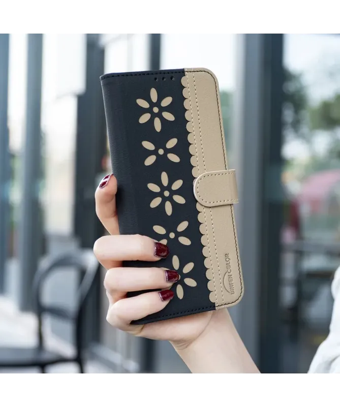 Housse Xiaomi Redmi 14 / Poco C75 Porte-Cartes Fleurs | BF36