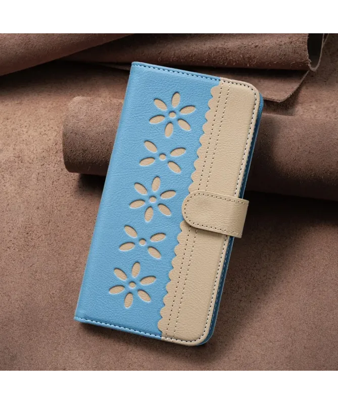 Housse Xiaomi Redmi 14 / Poco C75 Porte-Cartes Fleurs | BF36
