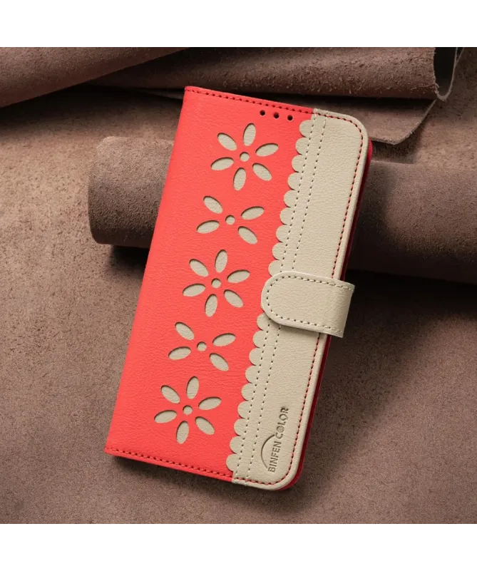 Housse Xiaomi Redmi 14 / Poco C75 Porte-Cartes Fleurs | BF36
