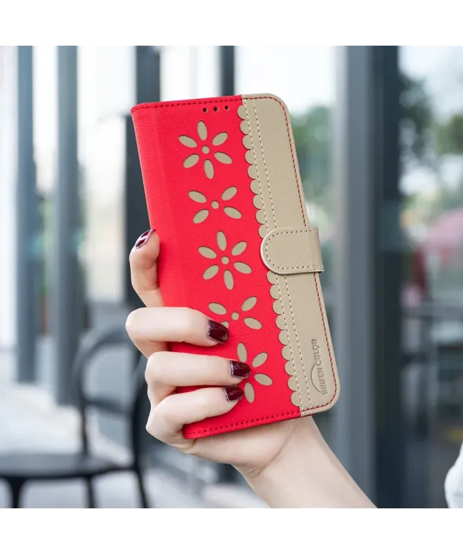 Housse Xiaomi Redmi 14 / Poco C75 Porte-Cartes Fleurs | BF36