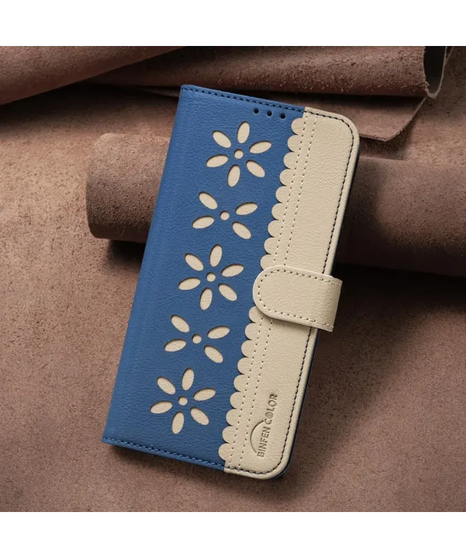 Housse Xiaomi Redmi 14 / Poco C75 Porte-Cartes Fleurs | BF36