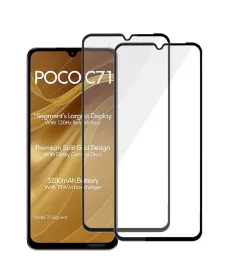 Protections d'écran Xiaomi Redmi 14 / Poco C75 / C71 en verre trempé F