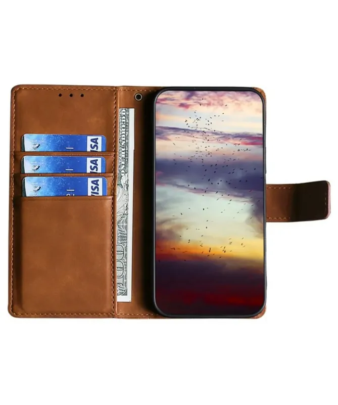 Housse Xiaomi Redmi 14C / Poco C75 simili cuir effet peau de crocodile