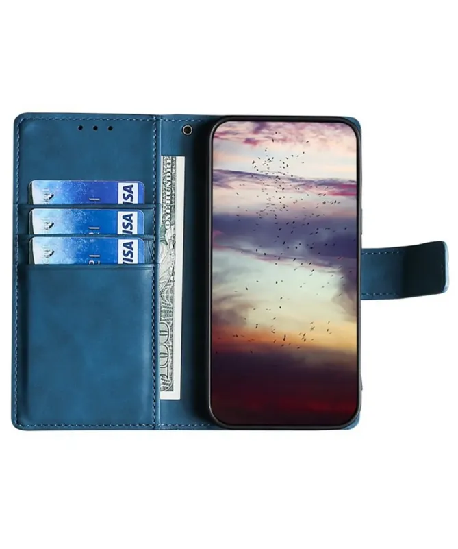 Housse Xiaomi Redmi 14C / Poco C75 simili cuir effet peau de crocodile