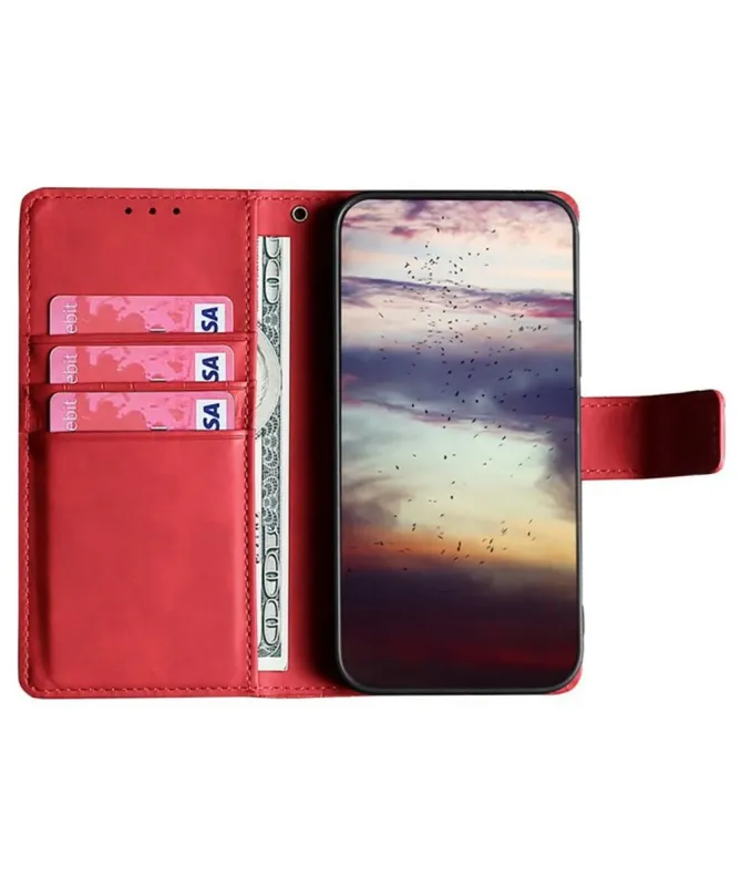 Housse Xiaomi Redmi 14C / Poco C75 simili cuir effet peau de crocodile