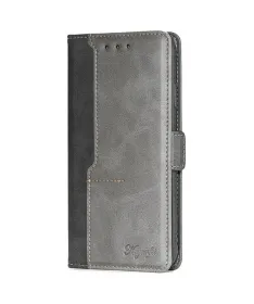 Housse Xiaomi Redmi 14C / Poco C75 Keyunfei simili cuir bicolore