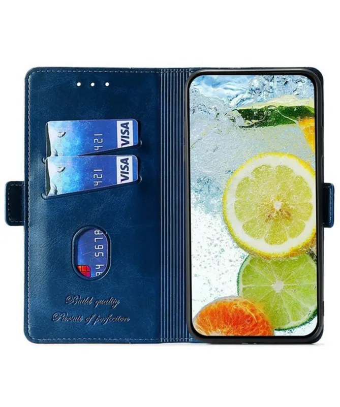 Housse Xiaomi Redmi 14C / Poco C75 Keyunfei simili cuir bicolore