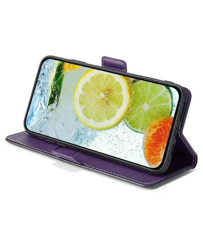 Housse Xiaomi Redmi 14C / Poco C75 Keyunfei simili cuir bicolore