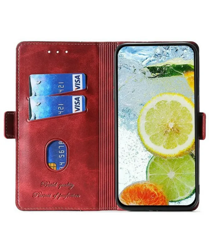 Housse Xiaomi Redmi 14C / Poco C75 Keyunfei simili cuir bicolore