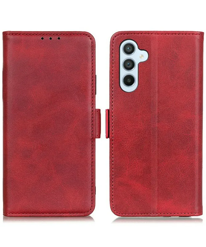 Étui Samsung Galaxy A17 portefeuille revêtement simili cuir mat