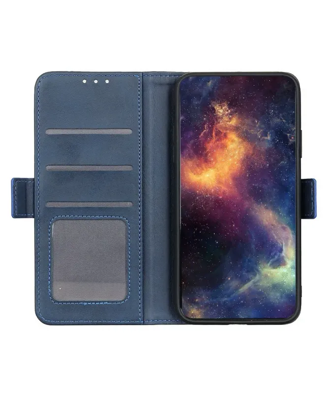 Étui Samsung Galaxy A17 portefeuille revêtement simili cuir mat