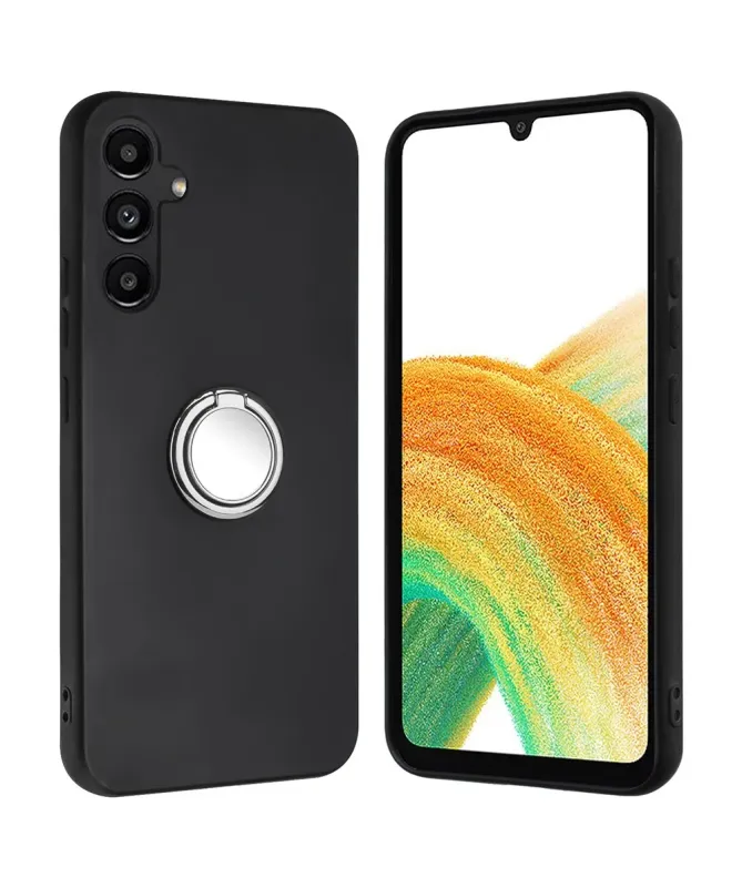 Coque Samsung Galaxy A17 Anneau Magnétique et Finition Mat