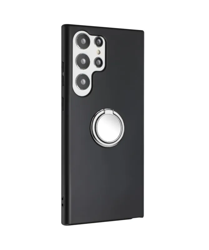 Coque Samsung Galaxy S25 Ultra Anneau Magnétique et Finition Mat