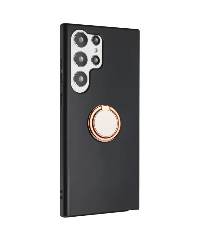 Coque Samsung Galaxy S25 Ultra Anneau Magnétique et Finition Mat