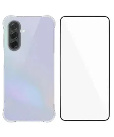 Pack Samsung Galaxy A17 Coque Coins Renforcés Transparente avec Verre 