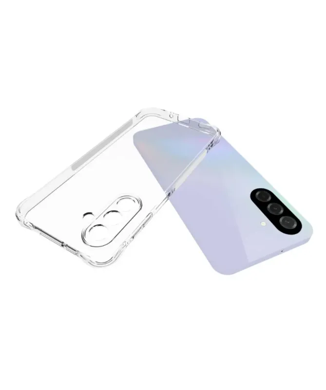 Pack Samsung Galaxy A17 Coque Coins Renforcés Transparente avec Verre 